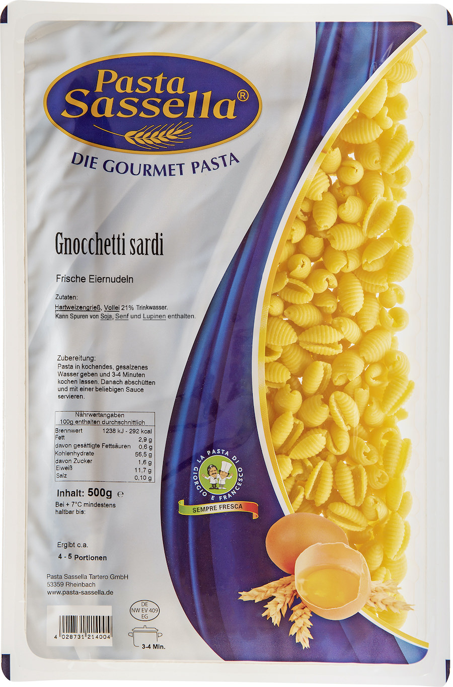 Pasta Sassella, GNOCCHETTI SARDI