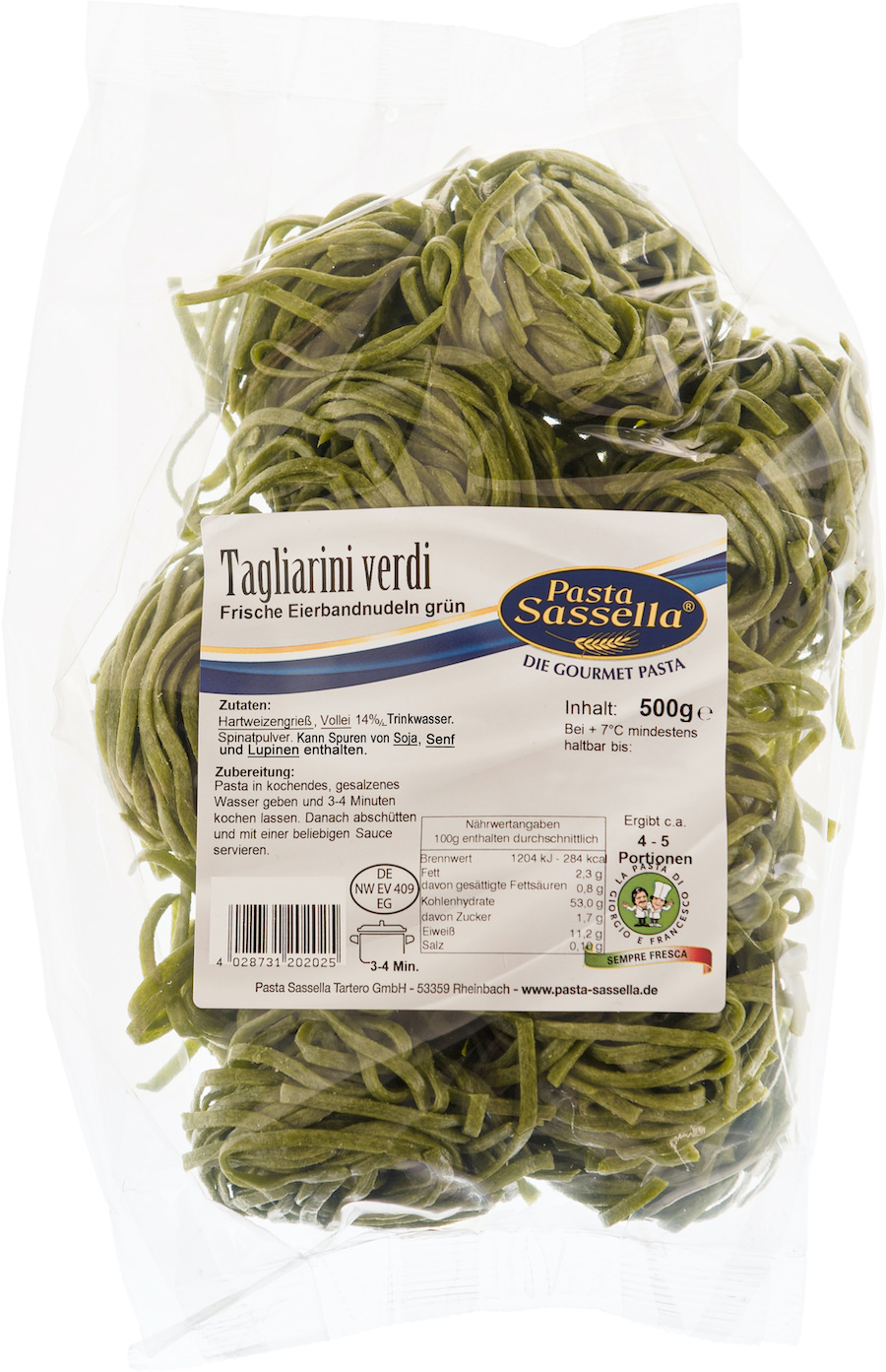 Pasta Sassella! Frische Pasta für Gastronomie und Großverbraucher.