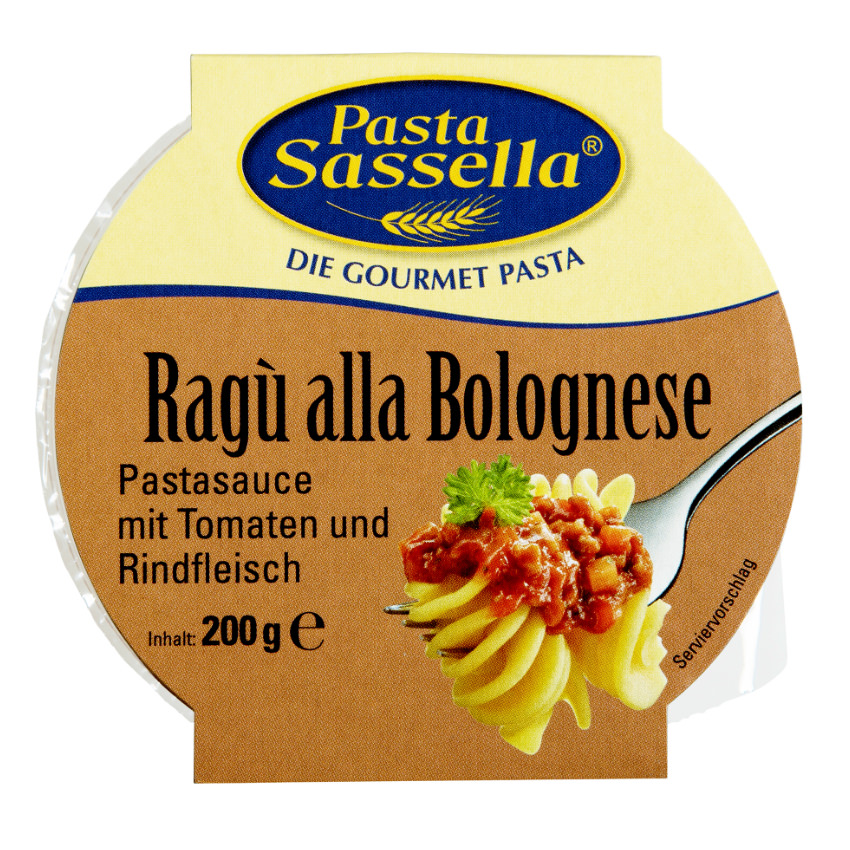 Pasta Sassella, RAGÙ ALLA  BOLOGNESE