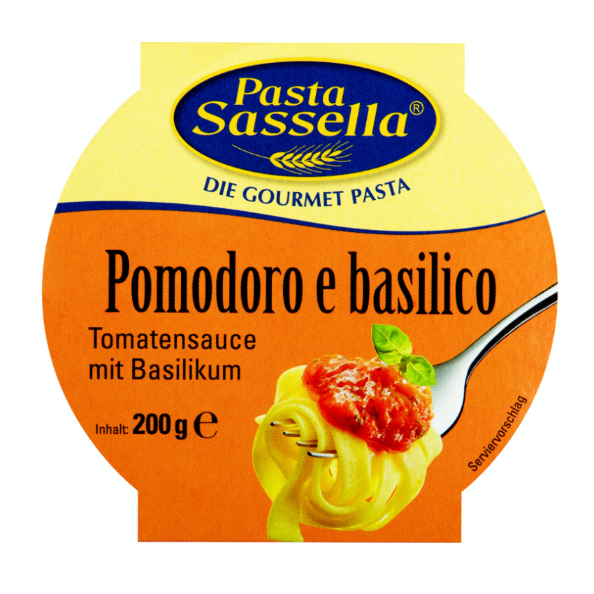Pasta Sassella, POMODORO E BASILICO
